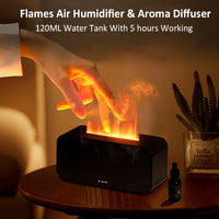 Difusor De Aroma Con Efecto Llama Y Luz LED